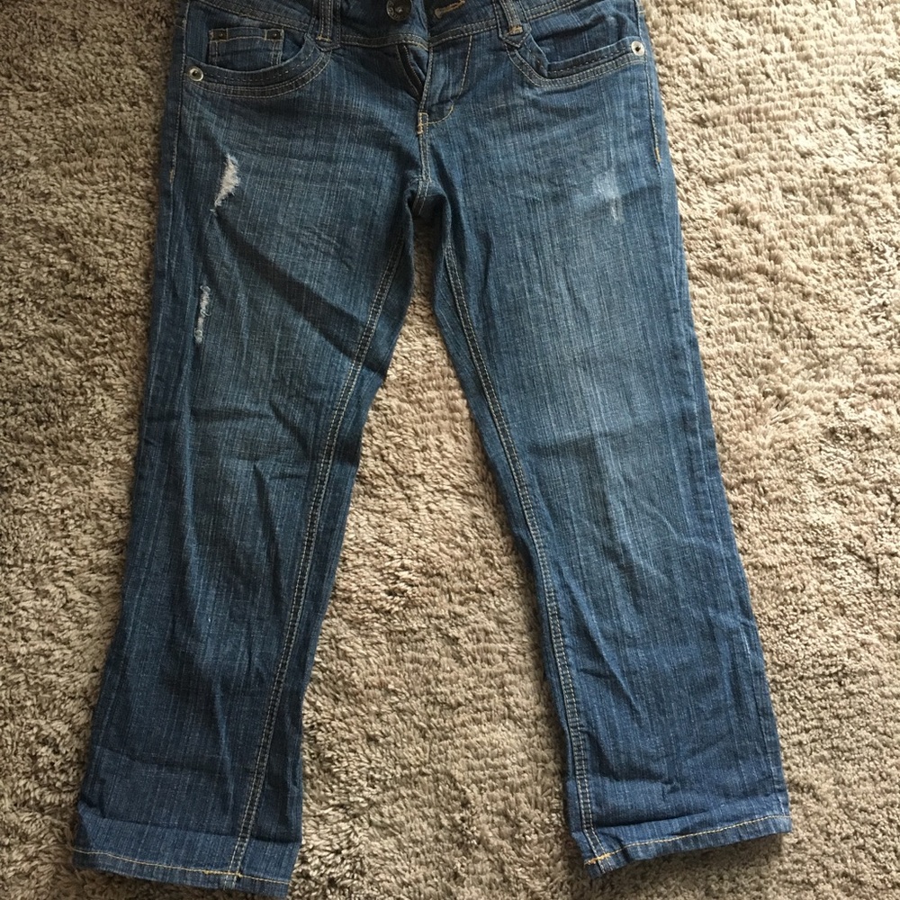 Rewind denim capris